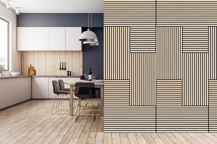 Jangal Modular Wall akustikpanel 52 x 52 cm - Letea Oak